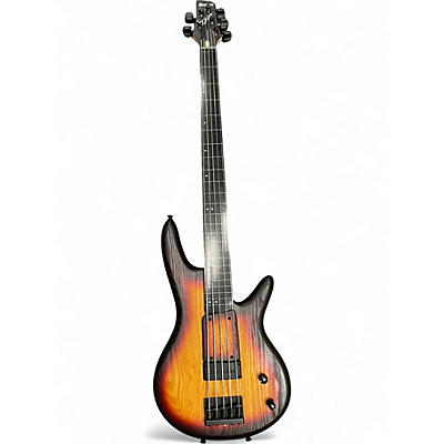 Used Ibanez Premium GWB205 Tequila Sunrise Flat Electric Bass Guitar