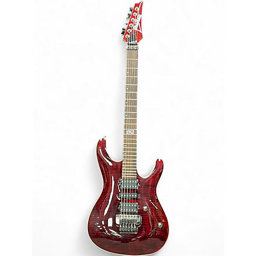 Used Ibanez Premium KIKO10P Wine Red Solid Body Electric Guitar Wine Red