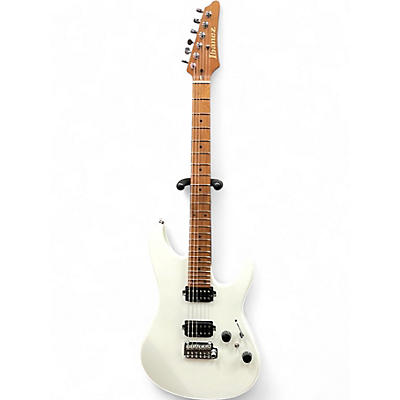 Used Ibanez Prestige AZ2402 pearl white flat Solid Body Electric Guitar