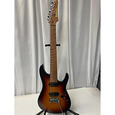 Used Ibanez Prestige Az24027 TRI BURST FADE Solid Body Electric Guitar