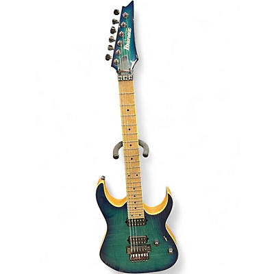 Used Ibanez Prestige RG-652_AHM NEBULA GREEN Solid Body Electric Guitar