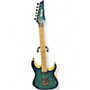 Used Ibanez Prestige RG-652_AHM NEBULA GREEN Solid Body Electric Guitar NEBULA GREEN