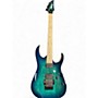 Used Ibanez Prestige RG652 Green Nebula burst Solid Body Electric Guitar Green Nebula burst