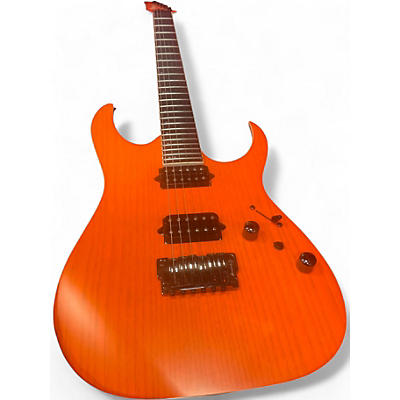 Used Ibanez Prestige RGR5221-TFR Trans Orange Solid Body Electric Guitar