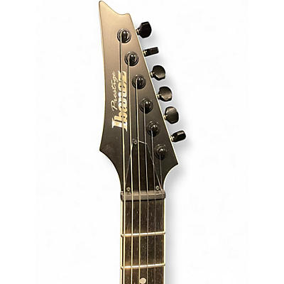 Used Ibanez Prestige RGR652AHBF Weathered Black Solid Body Electric Guitar