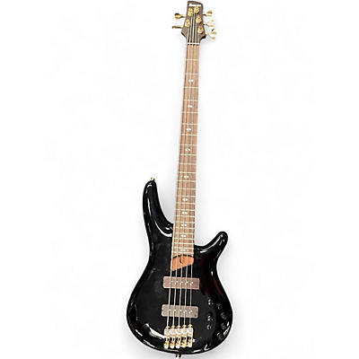 Used Ibanez Prestige SR3505 5-String Electric Bass Black Electric Bass Guitar