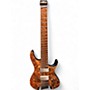 Used Ibanez QX527PB 7-String Antique Brown Stained Solid Body Electric Guitar Antique Brown Stained