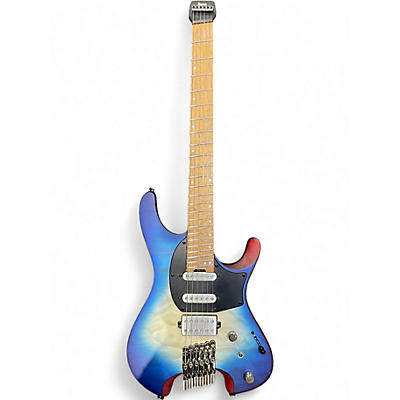 Used Ibanez QX54QM BLUE SPHERE BURST MATTE Solid Body Electric Guitar