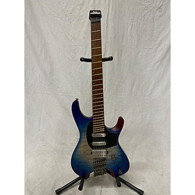 Ibanez Used Ibanez QX54QM Ocean Blue Solid Body Electric Guitar