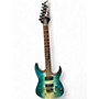 Used Ibanez Used Ibanez RG Series RG421PB Carribean Shoreline Solid Body Electric Guitar Carribean Shoreline