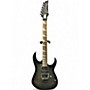 Used Ibanez RG Series Trans Black Solid Body Electric Guitar Trans Black