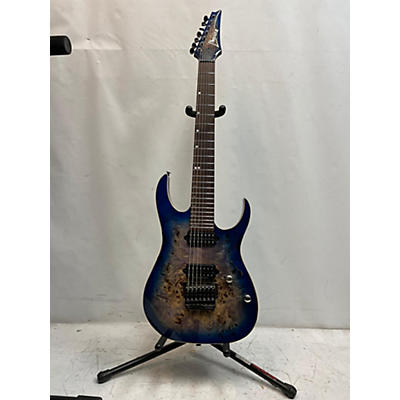 Ibanez Used Ibanez RG1027PBF Cerulean Blue Solid Body Electric Guitar