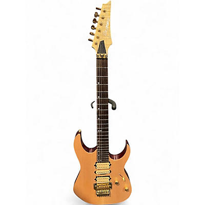 Used Ibanez RG1070FM Desert Sand Solid Body Electric Guitar