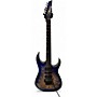Used Ibanez RG1070PBZ Blue Burst Solid Body Electric Guitar Blue Burst