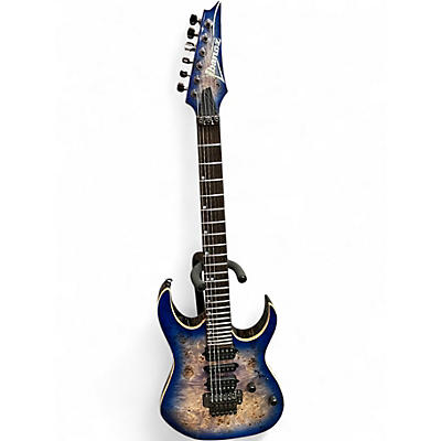 Used Ibanez RG1070PBZ Blue Burst Solid Body Electric Guitar