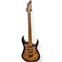 Used Ibanez RG1070PBZ Cerulean Blue Solid Body Electric Guitar Cerulean Blue