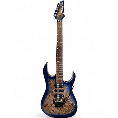Used Ibanez RG1070PBZ Cerulean Blue Solid Body Electric Guitar