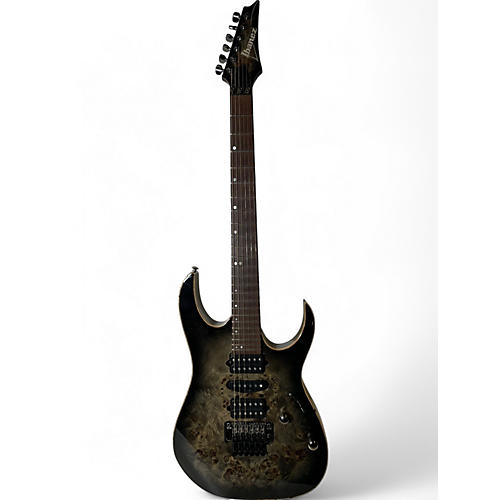 Used Ibanez RG1070PBZ TRANSPARENT BLK Solid Body Electric Guitar TRANSPARENT BLK