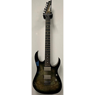 Ibanez Used Ibanez RG1121PB Charcoal Black Burst Solid Body Electric Guitar