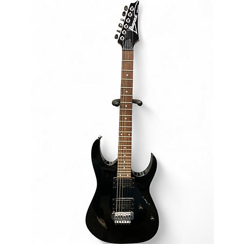 Used Ibanez RG120 Black Solid Body Electric Guitar Black