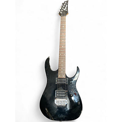 Used Ibanez RG120 Black Solid Body Electric Guitar