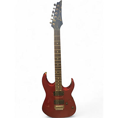 Used Ibanez RG120 Candy Apple Red Solid Body Electric Guitar