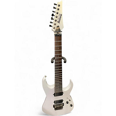 Used Ibanez RG1527 7 String PEARL WHITE Solid Body Electric Guitar