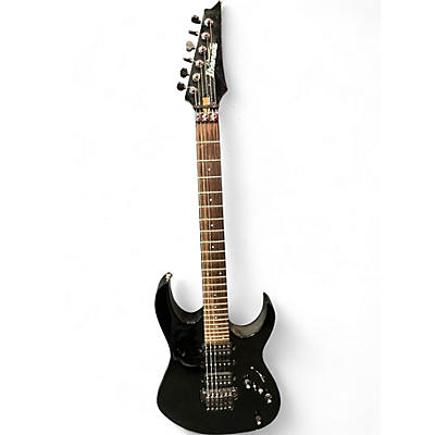 Used Ibanez RG1570 RG Series Black Solid Body Electric Guitar