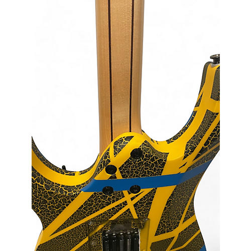 Ibanez Used Ibanez RG1XXV RG1 Premium Black and Yellow Solid Body Electric Guitar Black and Yellow