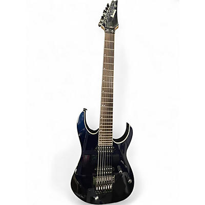 Used Ibanez RG2027XL PRESTIGE DARK TIDE BLUE Solid Body Electric Guitar