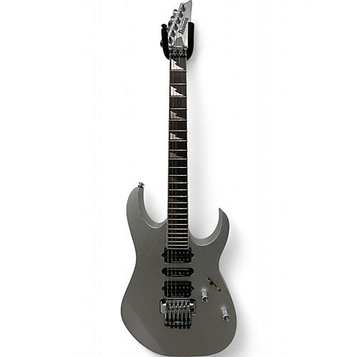Used Ibanez RG257EVSL Silver Solid Body Electric Guitar Silver