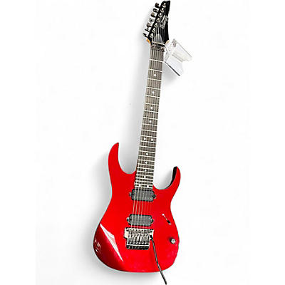 Used Ibanez RG2627 Prestige Series 7 String Candy Apple Red Metallic Solid Body Electric Guitar