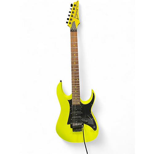 Ibanez Used Ibanez RG2XXV RG 25th Anniversary Yellow Solid Body Electric Guitar Yellow