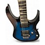 Used Ibanez RG320 Transparent Blue Sunburst Solid Body Electric Guitar Transparent Blue Sunburst
