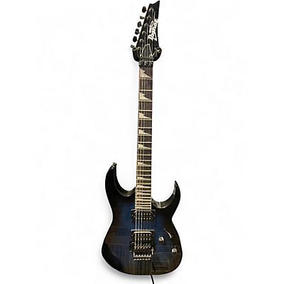 Used Ibanez RG320 Trasparent Blue Burst Solid Body Electric Guitar