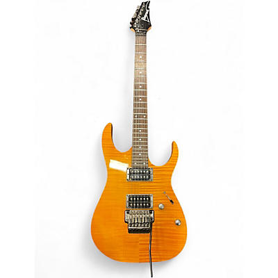 Used Ibanez RG320FM Amber Solid Body Electric Guitar