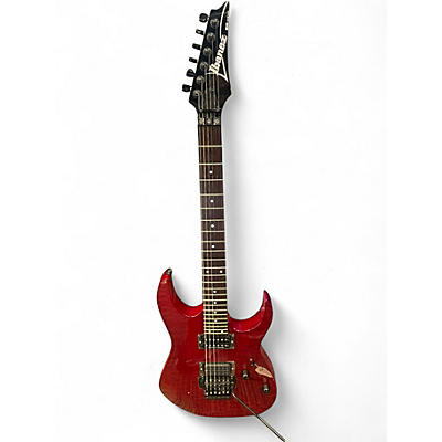 Used Ibanez RG320QS Red Solid Body Electric Guitar