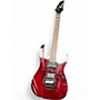 Used Ibanez RG320QS Red Solid Body Electric Guitar Red