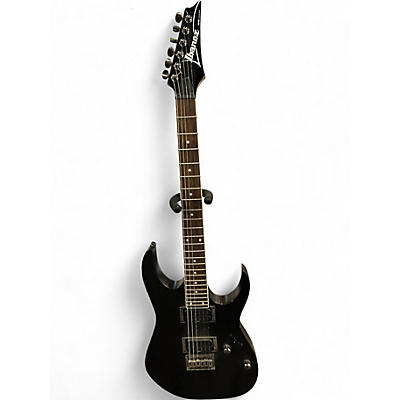 Used Ibanez RG321MH Black Solid Body Electric Guitar