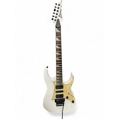 Used Ibanez RG350DX RG Series White Solid Body Electric Guitar