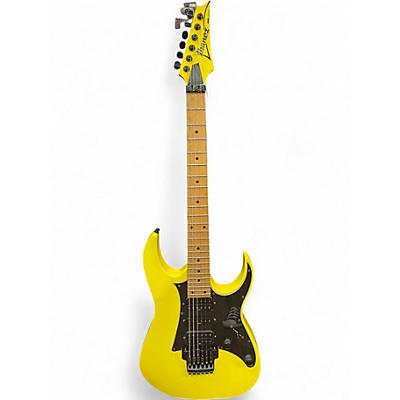 Used Ibanez RG350DX RG Series Yellow Solid Body Electric Guitar