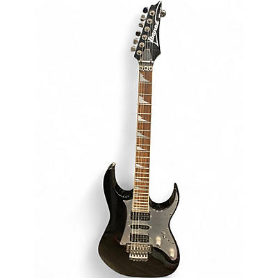 Used Ibanez RG350EX Black Solid Body Electric Guitar