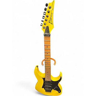 Used Ibanez RG350M Yellow Solid Body Electric Guitar