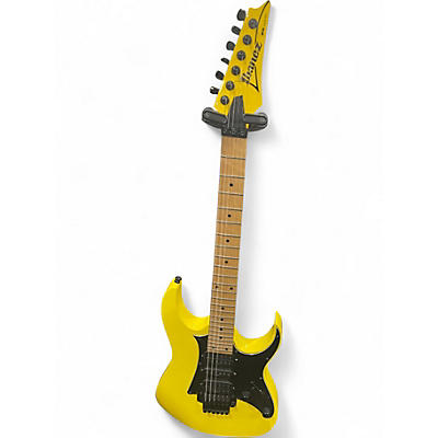Used Ibanez RG350MZ Yellow Solid Body Electric Guitar