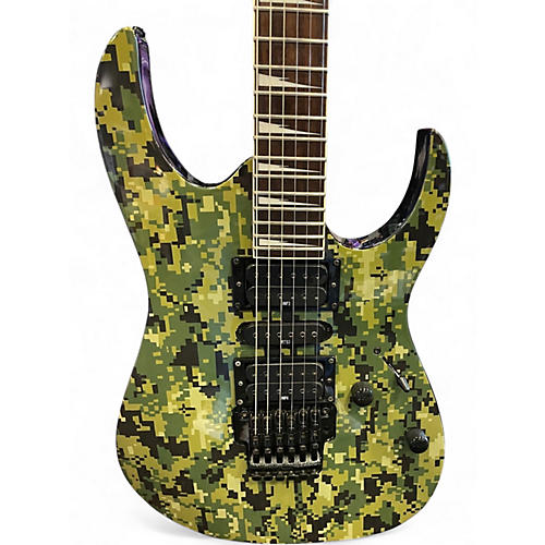 Used Ibanez RG370DXGP4 digital camao Solid Body Electric Guitar digital camao