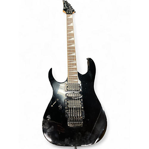 Used Ibanez RG370DXL Black Solid Body Electric Guitar Black