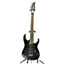 Used Ibanez Used Ibanez RG370QMSP RG Series Black Solid Body Electric Guitar Black