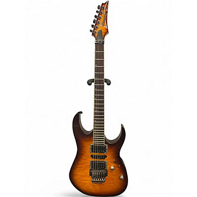 Used Ibanez RG370QMSP RG Series Sunburst Solid Body Electric Guitar