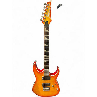 Used Ibanez RG3EX1 AMBER BURST Solid Body Electric Guitar