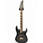Used Ibanez RG3EX1 Black quilt Solid Body Electric Guitar Black quilt